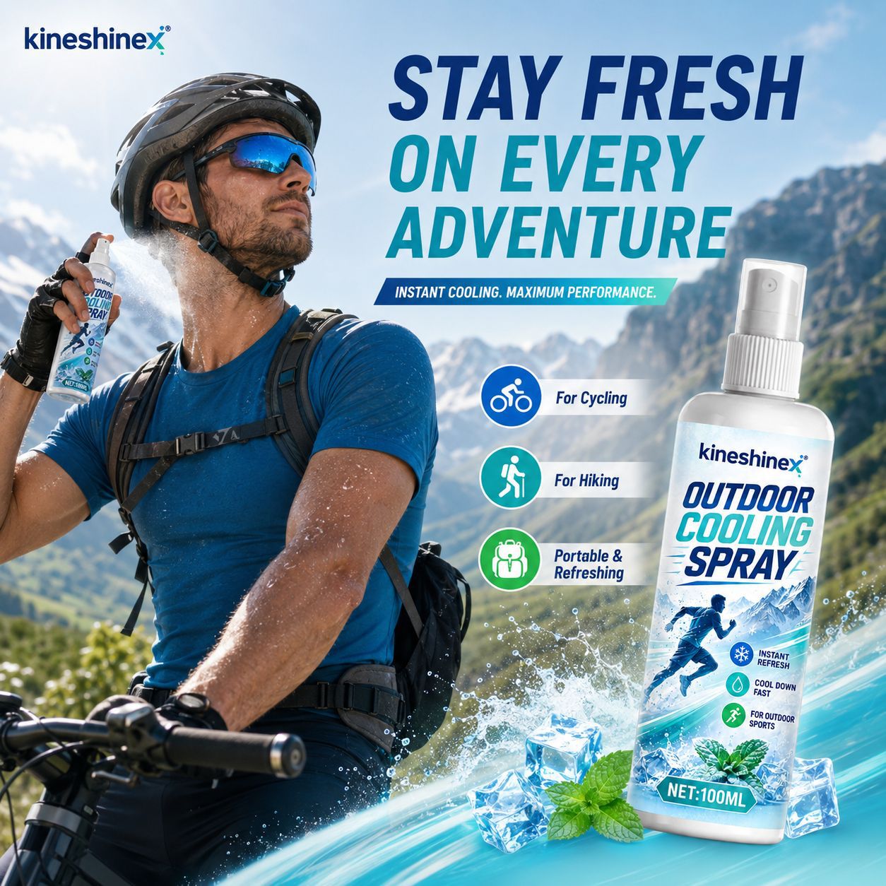 Outdoor Cooling Spray 100ml–In - Misting Bottle Fine 评论和价格