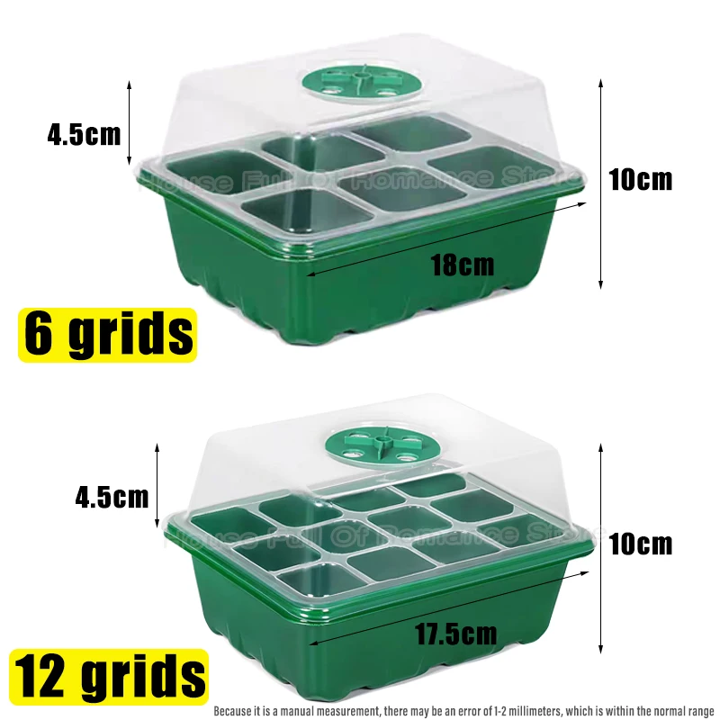 6/12 Grids Growing Starting Nu - Humidity Dome Kit 评论和价格