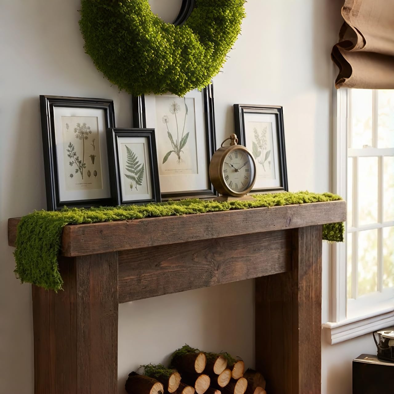Artificial Moss Table Runner D - Sphagnum Moss Dry 评论和价格