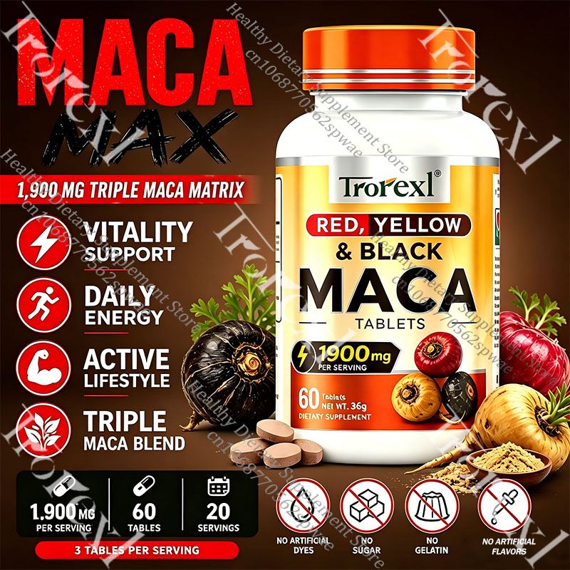 Natural Maca Root Tablets-Supp - Rooting Hormone Powder 评论和价格