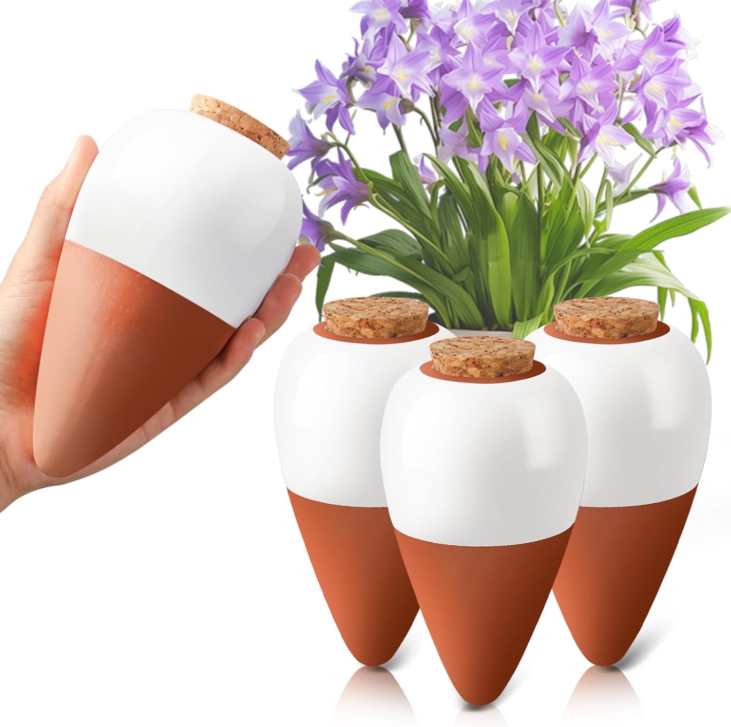 Terracotta Watering Spikes,Sel - Self Watering Insert 评论和价格