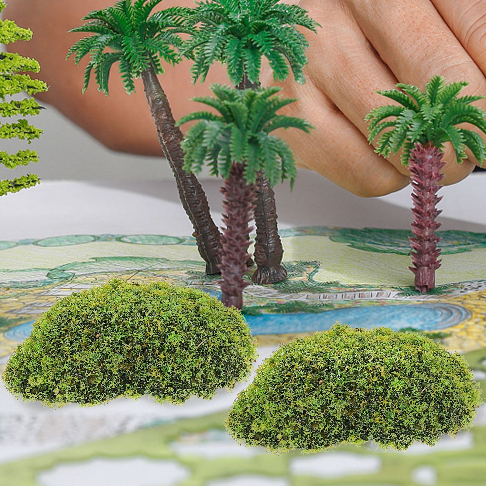 12pcs Artificial Moss RocksFak - Sphagnum Moss Dry 评论和价格