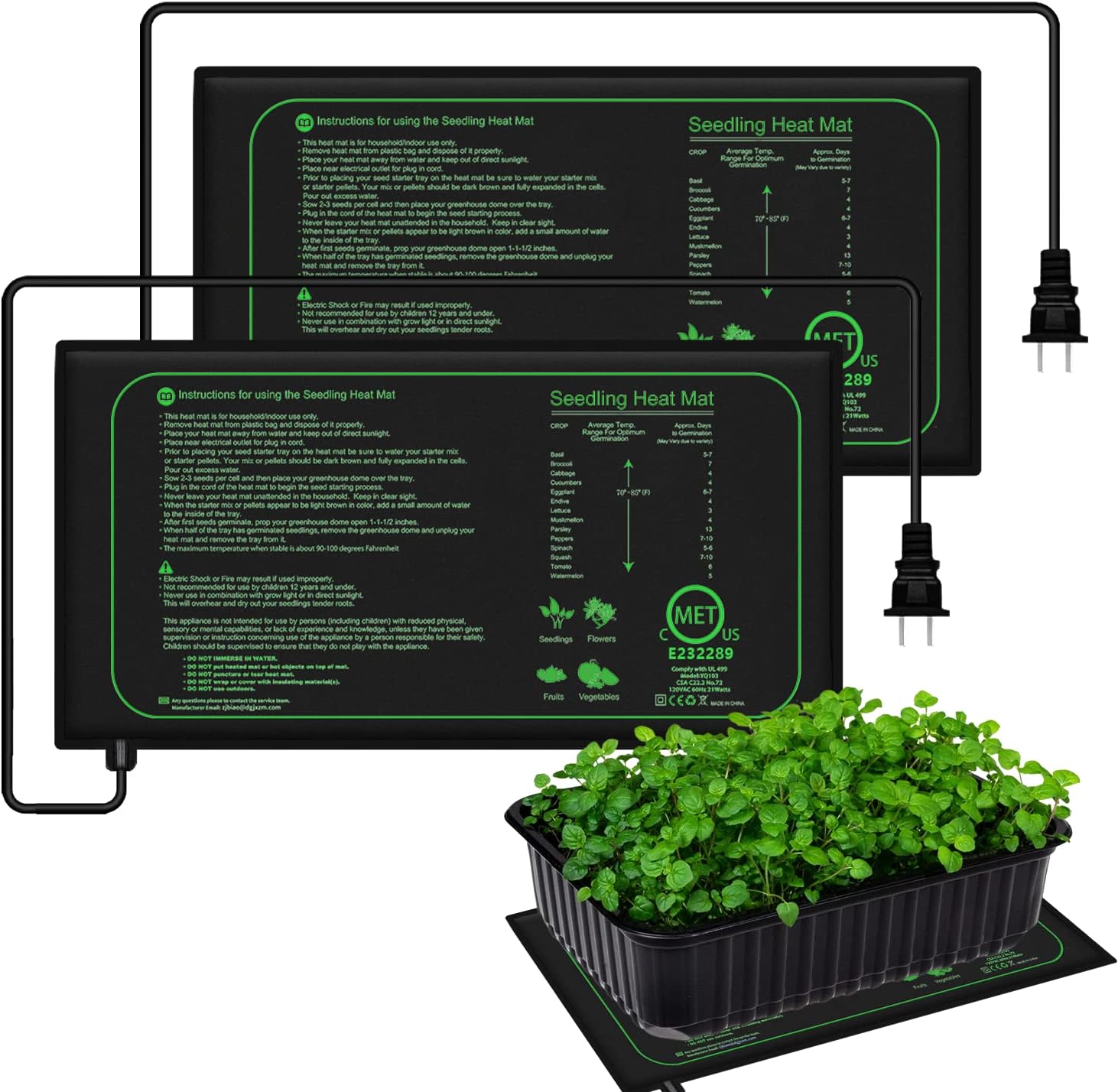 10/25/50CM Seedling Heat Mat I - Rooting Gel Clone 评论和价格